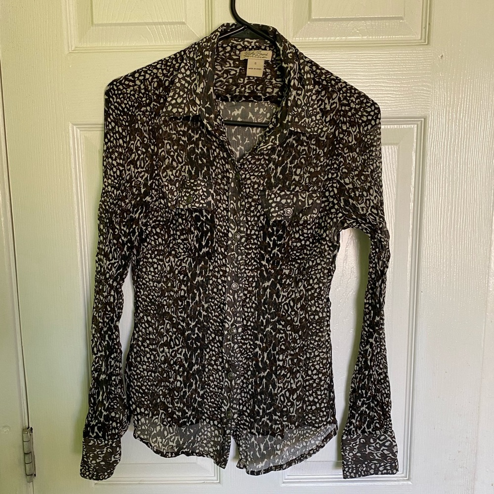 Women’s Button Down Lucky Brand Shirt
